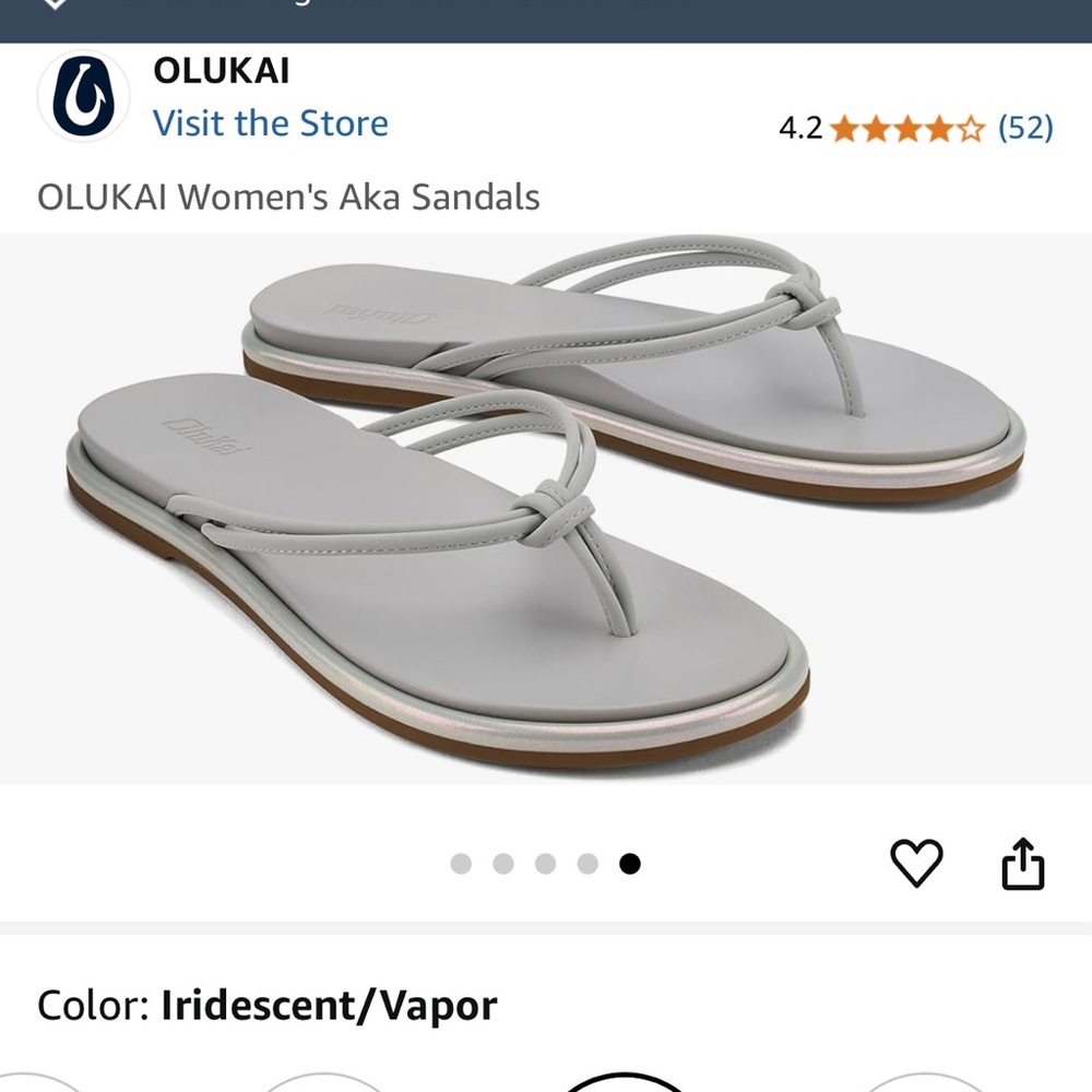 Women's Gray Flip Flops